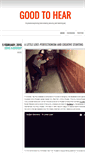 Mobile Screenshot of goodtohearblog.com